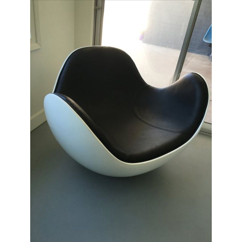 Modern Fiberglass Material Ball Shaped placentero lounge chair for living room 