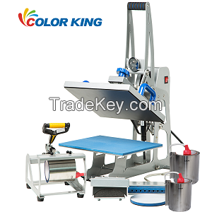 Magnetic Semi Auto 9in1 Heat Press Machine with Pen Printer