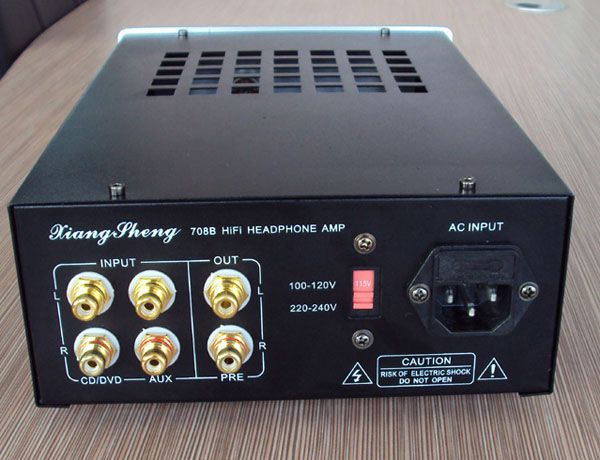 XiangSheng 708B SV Hi-End Vacuum Valve Tube Headphone Pre-Amplifier 110v-230v US