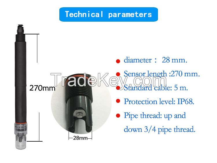 NS-DO104 Intelligent dissolved oxygen electrode with Modbus 485 and 4-20ma output iot sensor