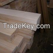 Glued pine timber