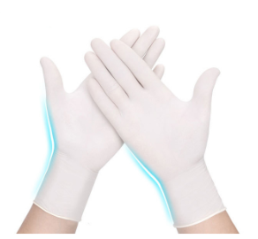 The disposable hospital surgical latex gloves   WhatsAPP  +8613673521805