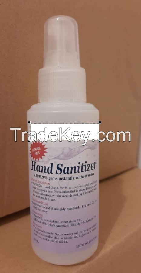 Non Alcohol Hand Sanitiser