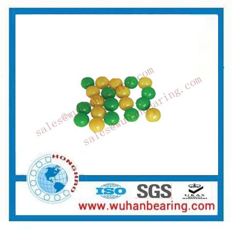 glass balls, plastic balls and other material