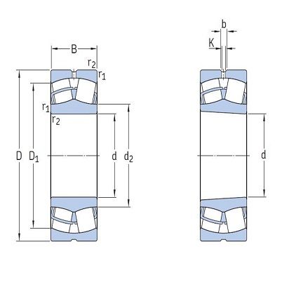 Spherical roller bearings BS2-2205-2CS