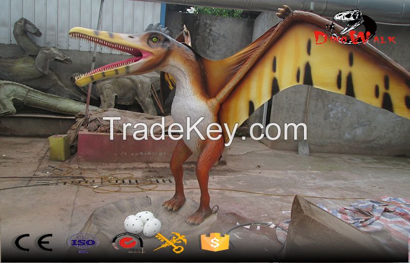 Standing pterosaur simulation animatronic dinosaur