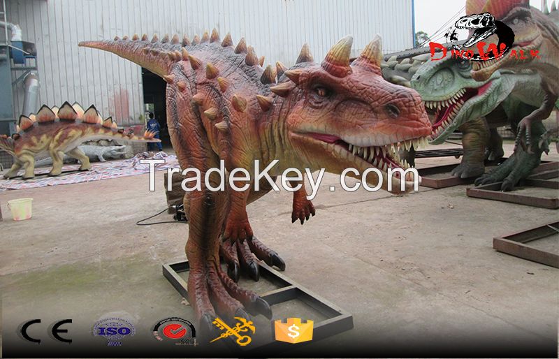 medium size animatronic dinosaure simulation outdoor decoration model