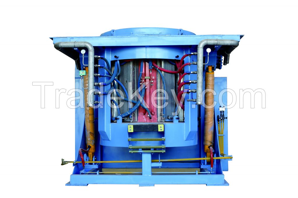 Steel Shell Induction Furnace for Melting Iron Scrap