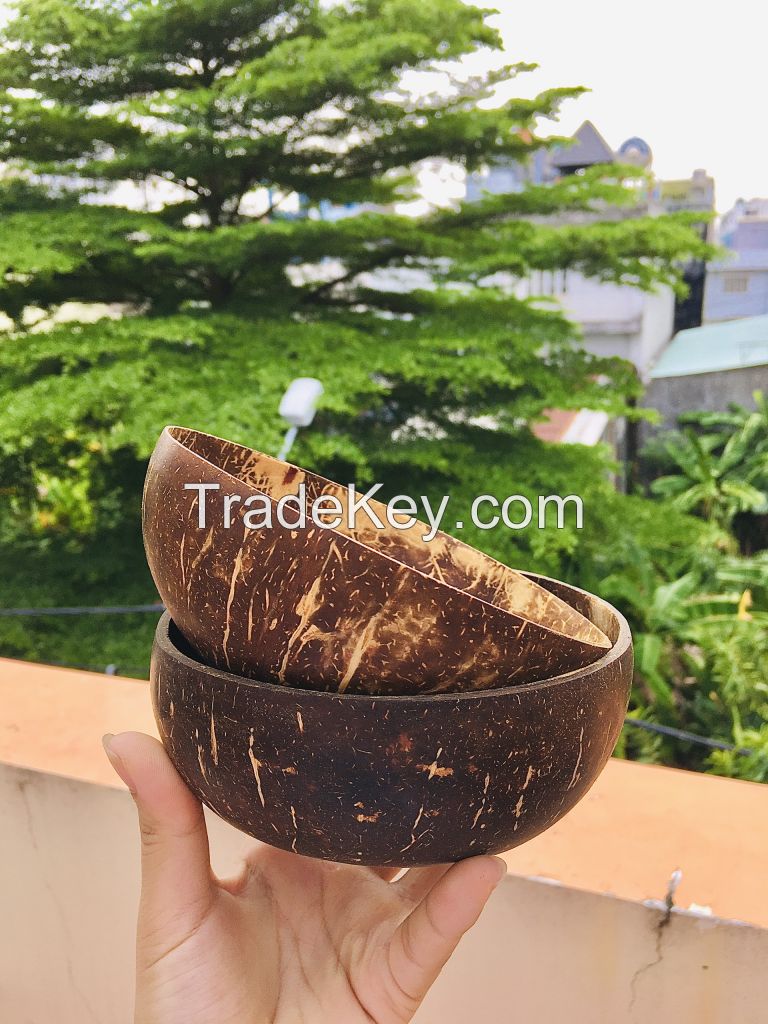 COCONUT SHELL BOWL/REAL COCONUT SHELL BOWL