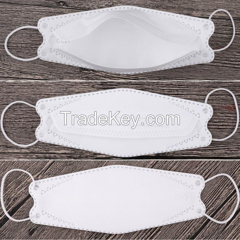 N95 mask with CE FDA Certification Adult Vertical Folding Nonwoven Valved Dust Mask PM 2.5 Mouth Mask Protective Mask