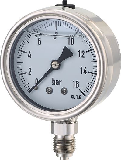 Stainless steel pressure gauge