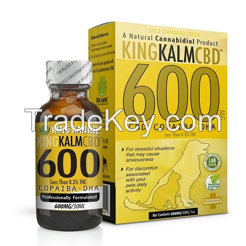 Buy CBD for Dogs at King Kanine | 600 mg CBD with Copaiba and Krill Oil