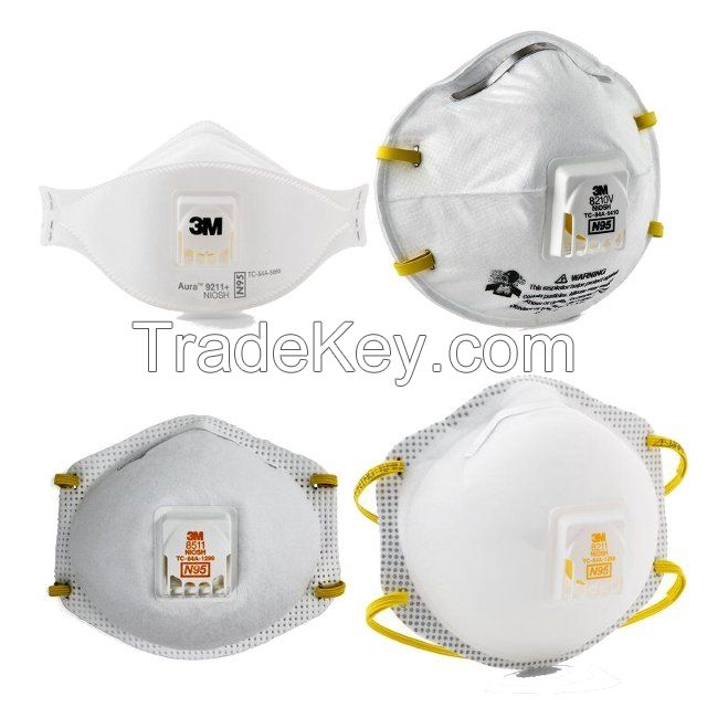 FFP2/N95 disposable respirator anti dust face mask  8511 Respirator, N95, Cool Flow Valve