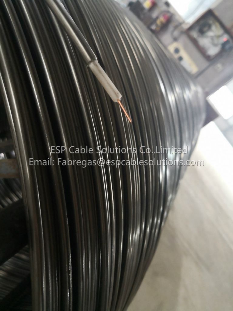 Downhole TEC Cable-Sensor Cable