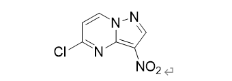 5-chloro-3-nitropyrazole [1,5 a] pyrimidine