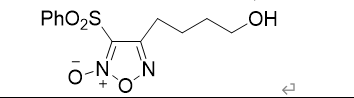 3-phenylsulfonyl-4-(3-hydroxypropoxy)-1,2,5-oxadiazole-2-oxide