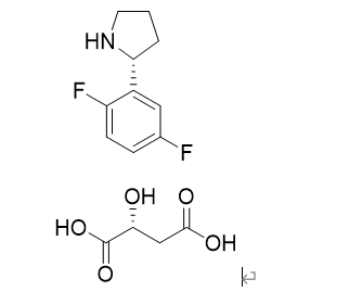 (R)-2-(2,5-difluorophenyl) pyrrolidine (R)-2-hydroxybutyric acid