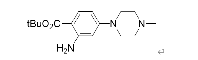 2-amino-4-(4-methyl-1-piperazine) tert-butyl benzoate 