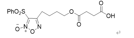 3-phenylsulfonyl-4-[3-(3-carboxypropoxy) propoxy ]-1,2,5-oxadiazole-2-oxide