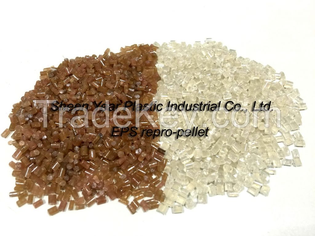 Hips repro-pellet, Gpps repro-pellet, EPS repro-pellet