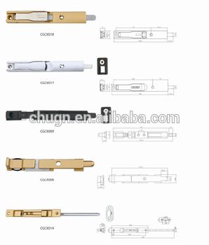 Vertical door bolt