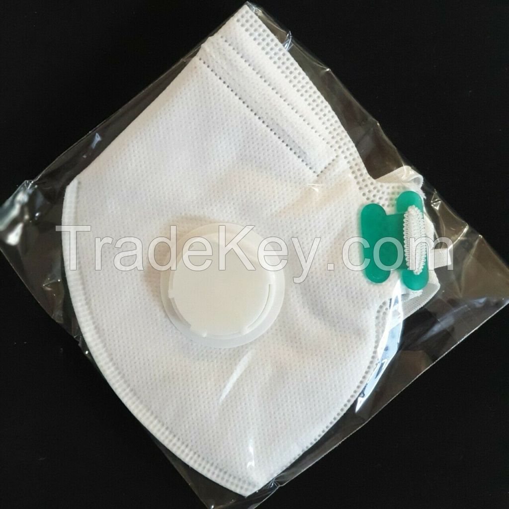 Stocked 50 Pack Box 3 Ply Layers White Ear Loop Non Woven Medical Disposable Face Surgical Mask
