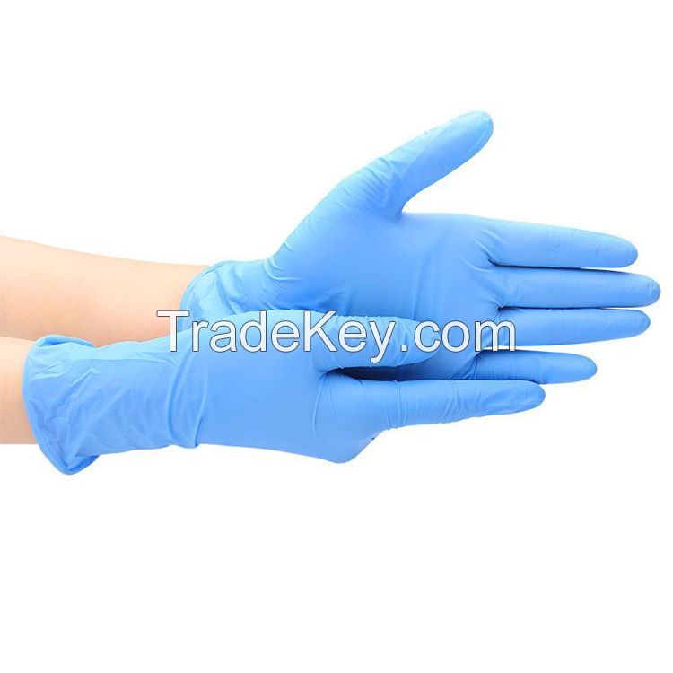 Factory Price High Quality 3mil 4mil 6mil Nitrile Gloves Disposable Powder-Free Latex PVC Vinyl Gloves Gloves 
