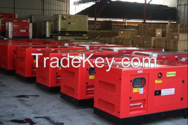 Diesel Generator Set ranging from 10KVA - 2000KVA, with various engines and alternators