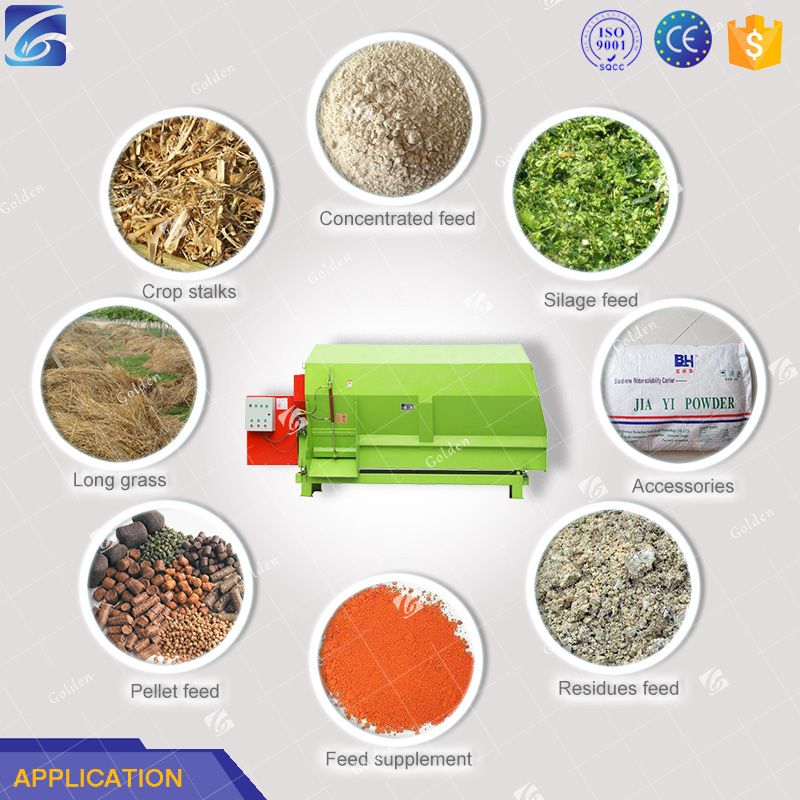 China horizontal feed mixer TMR fodder mixer