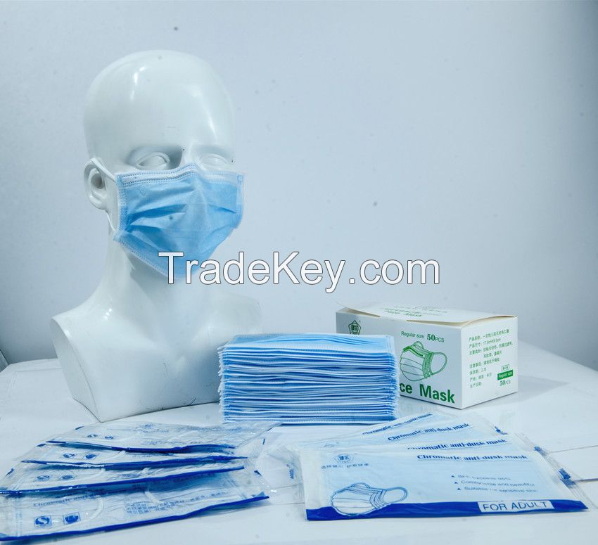Medical disposable 3ply surgical face mask