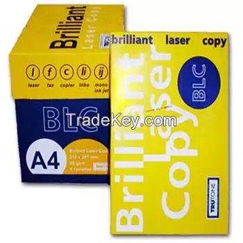 Hot Sale Quality BLC Brilliant Laser A4 Copy Paper 80 GSM 75 GSM 70 GSM Factory price /double a paper a4 /bond paper