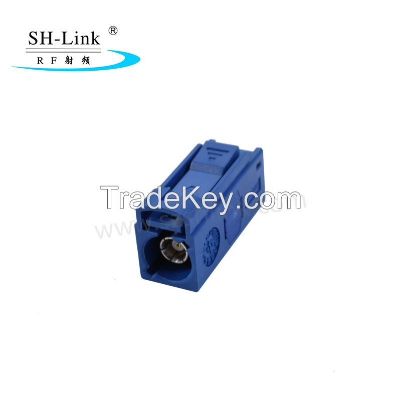 All kind of RF coaxial FAKRA C type blue female/jack/socket connector with RG174/316/58 cable assembly  