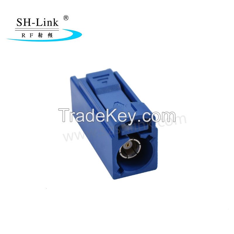 All kind of RF coaxial FAKRA C type blue female/jack/socket connector with RG174/316/58 cable assembly  