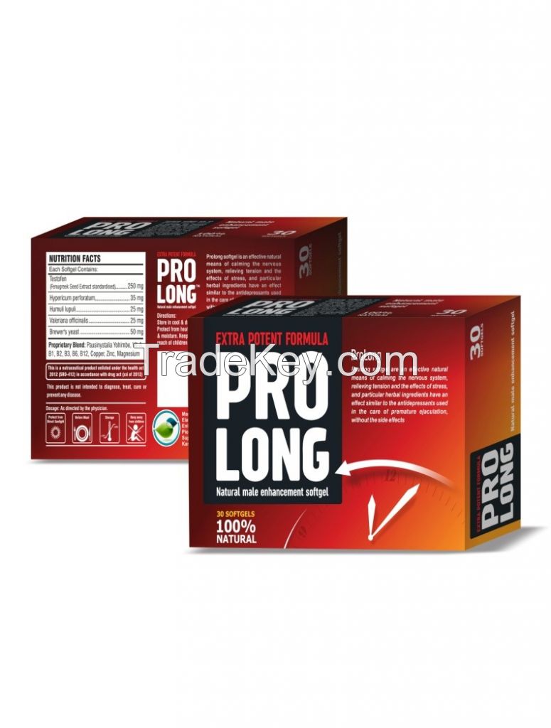 Prolong Natural Male Enhancement Softgel