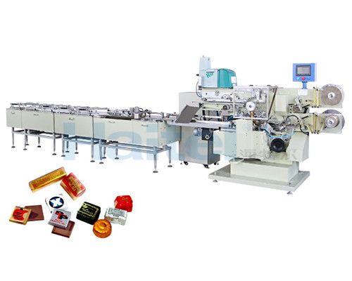 Chocolate candy folding packaging machine