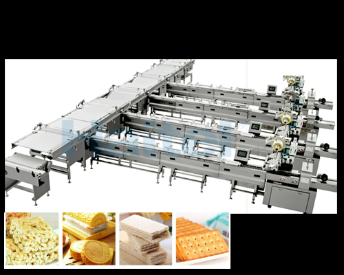 Sinking type automatic material handling line