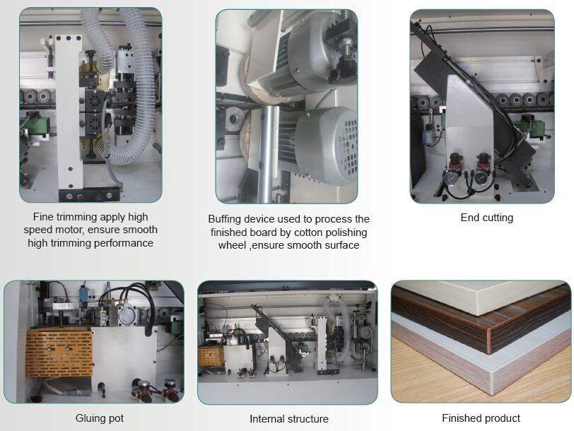 ZICAR MF50Q durable in use full automatic Edge Banding Machine