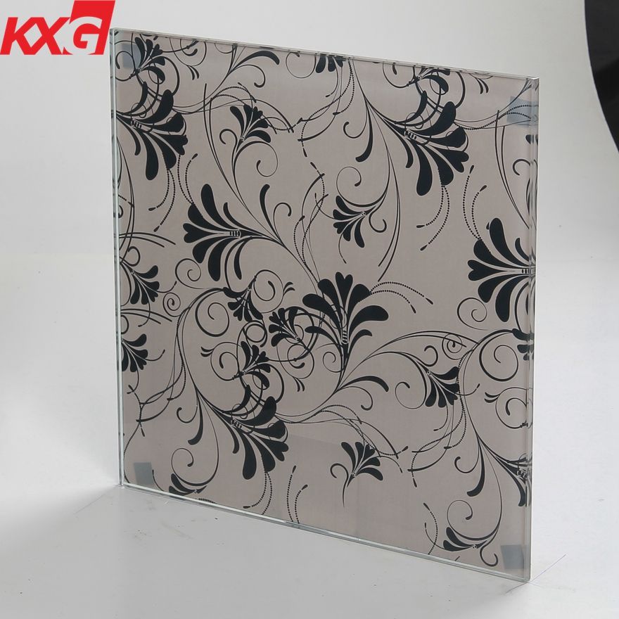 Factory printed glass color painted tempered glass ceramic frit glass