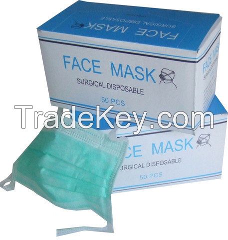 FDA CE Disposable Face Mask - 3Ply Masks with Comfortable Earloop