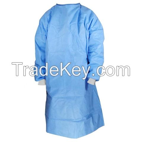 Surgical CPE Isolation Gown with Long Sleeve