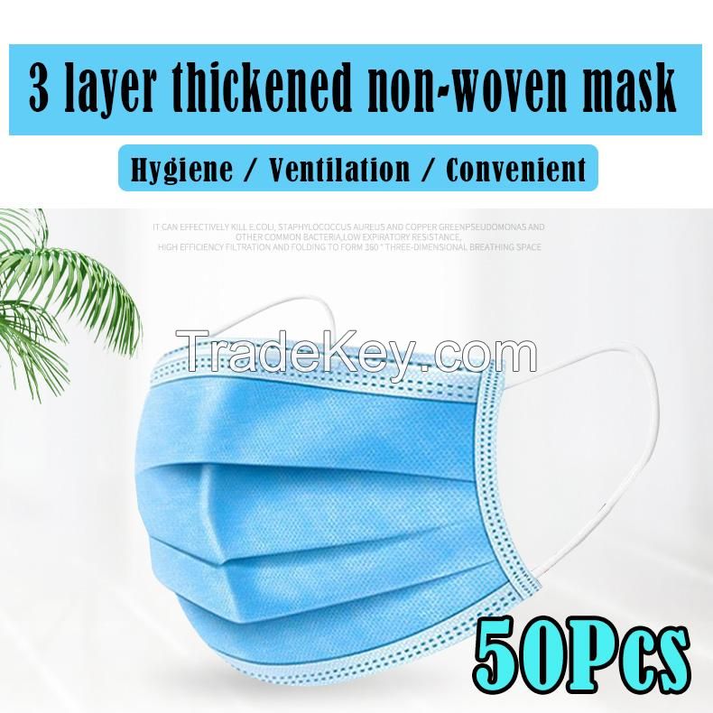 3ply Non-Woven Disposable Face Mask 