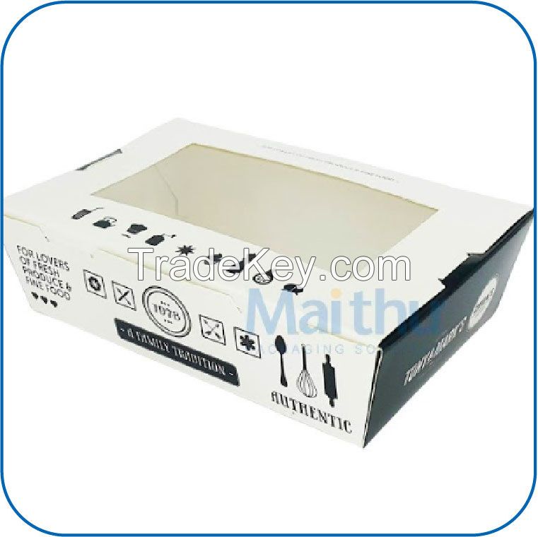 Disposable Paper Box For Food Packaging