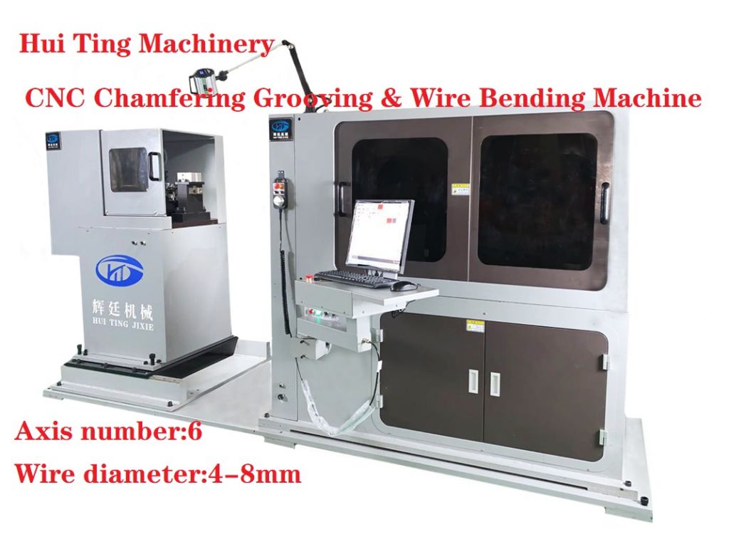 CNC Chamfering Grooving wire bending machine