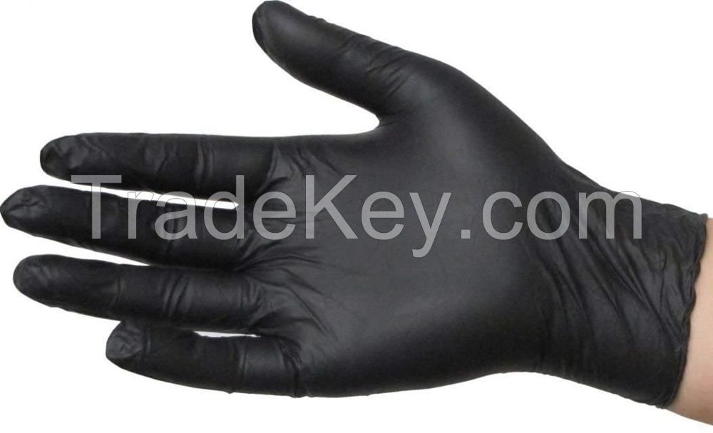 nitrile gloves black blue dental in nitrile gloves for sell