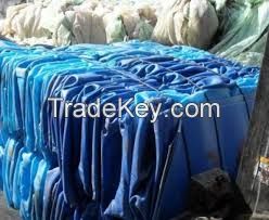 premium quality HDPE blue drum Bales scrap EU