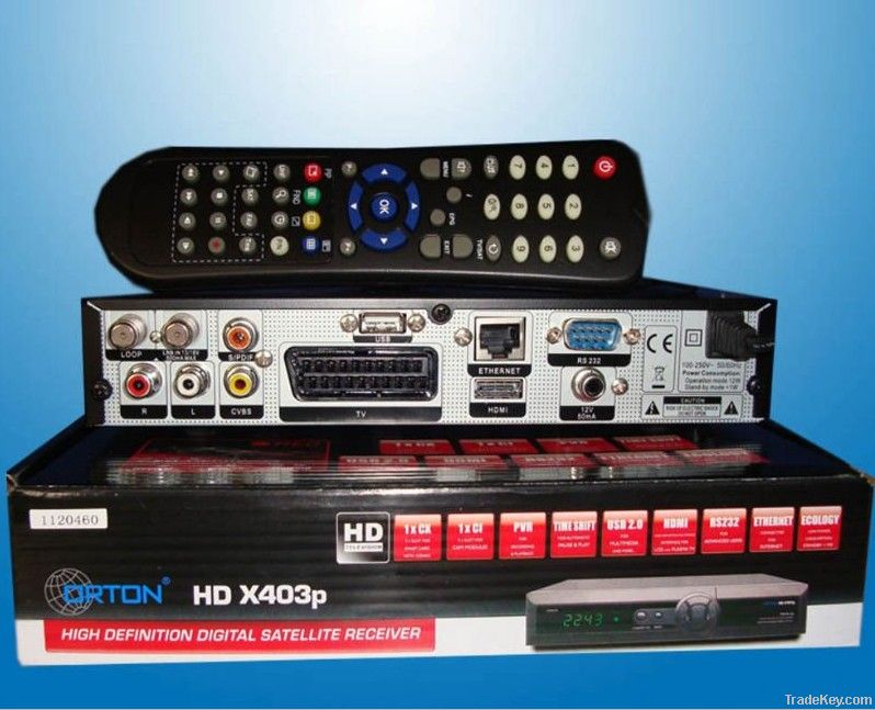 Orton x403p full function dvb-s2 with biss