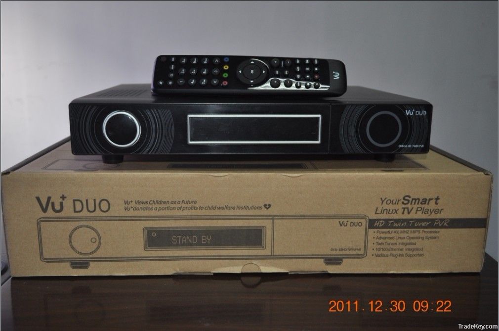 VU+Duo with twin tuner and Linux OS 405Mhz