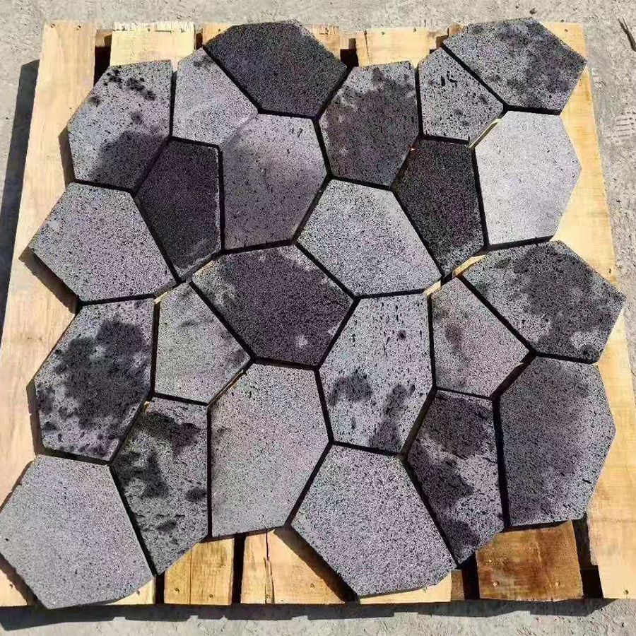 Natural Lava Flagstone Basalt Patio Stone Paver