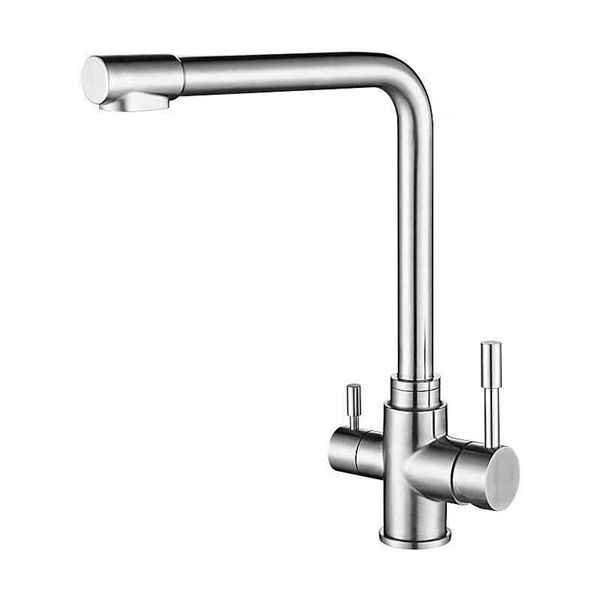 SUS304 Stainless Steel European Way Stainless Steel Kitchen Faucet