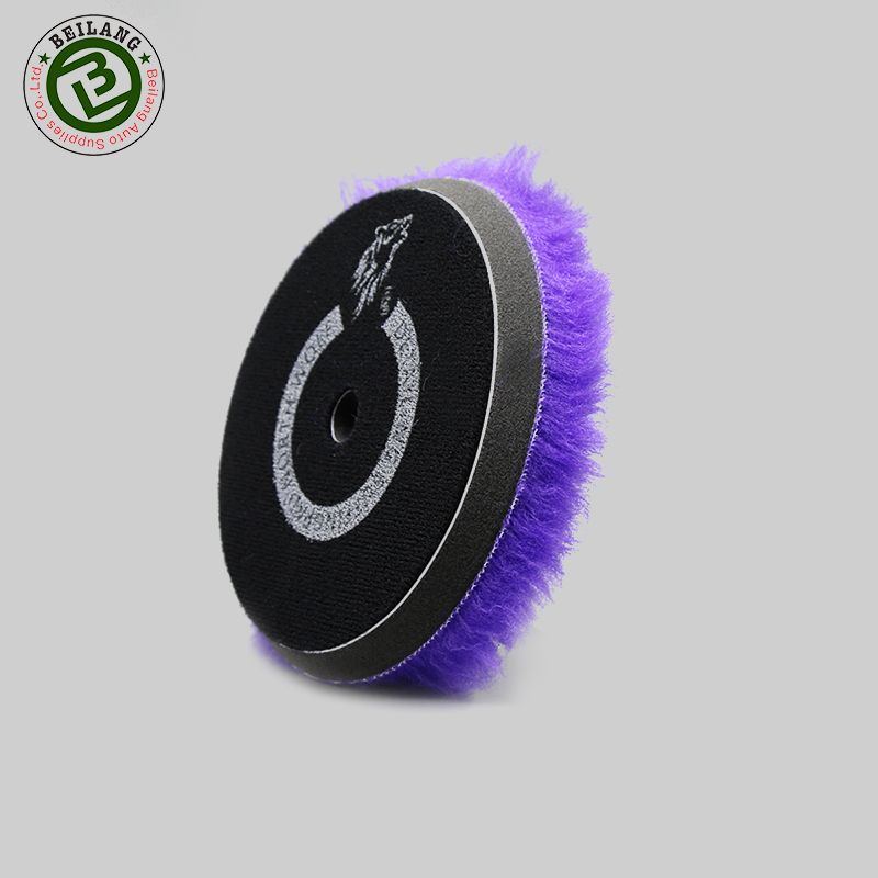 5'' inch wholesale Durable 100% Wool Buffing Pad for Car Polishing